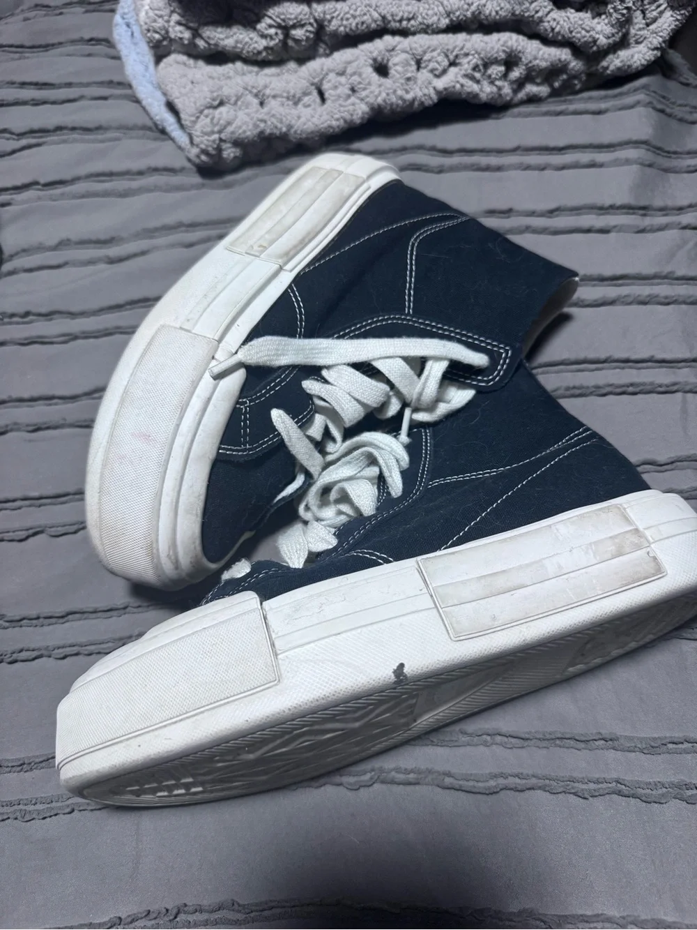 Converse Black and White High-Top Sneakers
